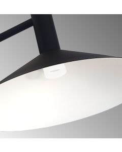 Φωτιστικό Τοίχου Μαύρο Marsi Viokef 4319800