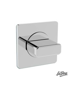 Εκτροπέας 3 εξόδων για εντοιχισμένο σύστημα ντουζιέρας, La Torre Profili Chrome 45151N-100