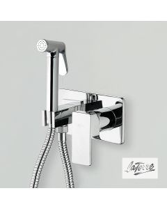Σύστημα Μπιντέ με Μίκτη Εντοιχισμού Ζεστό-Κρύο, Flush-Mix Profili La Torre Chrome 45211-100