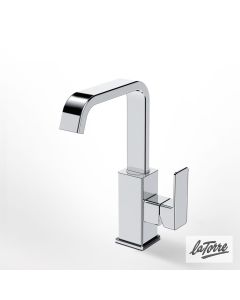 Μπαταρία Νιπτήρα με Αυτόματη Βαλβίδα Profili-Plus La Torre Chrome 46601-100