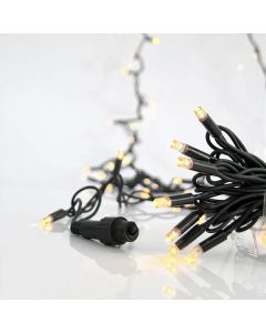 ΣΕΙΡΑ, 100 LED 5mm ΜΕ ΚΑΛΥΜΜΑ, 230V, 3 ΕΠΕΚΤΑΣΕΙΣ ΕΩΣ 9 ΣΕΤ, ΠΡΑΣΙΝΟ ΚΑΟΥΤΣΟΥΚ ΚΑΛΩΔΙΟ, DAYLIGHT LED ANA 10cm, ΠΡΟΕΚΤΑΣΗ ΠΑΡΟΧΗΣ 1.5cm, ΙΡ65 Eurolamp 600-09103
