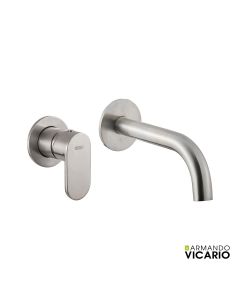 Μπαταρία Νιπτήρα Τοίχου Slim Vicario Inox 500045-110