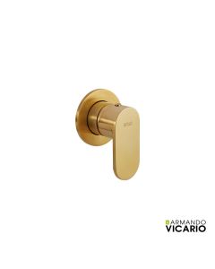 Μίκτης Εντοιχισμού 1 Εξόδου Slim Vicario Brushed Gold 500050-201