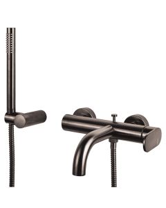 Μπαταρία Λουτρού Slim Vicario Black Brushed 500100-410