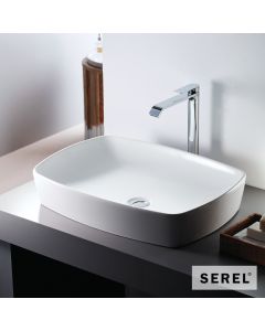 Νιπτήρας Πορσελάνης 60x44 SEREL White 1633-300