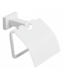 Χαρτοθήκη Καπάκι Λευκό Bronze Art Lugano 50X6-AA