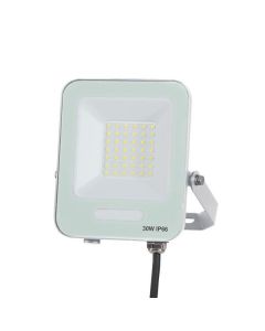 ΠΡΟΒΟΛΕΑΣ LED SMD 30W ΛΕΥΚΟΣ IP66 4000K PLUS Eurolamp 147-69037