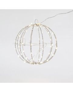 ΜΠΑΛΑ ΦΩΤΙΖΟΜΕΝΗ, 96 LED, 20cm, IP44 600-22400