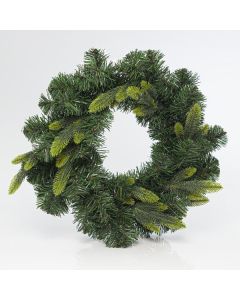 ΣΤΕΦΑΝΙ ΜΕ P.E. 50cm, 104 TIPS (ΠΑΧΟΣ ΤΩΝ TIPS 8cm), ΠΡΑΣΙΝΟ ΧΡΩΜΑ Eurolamp 600-30222