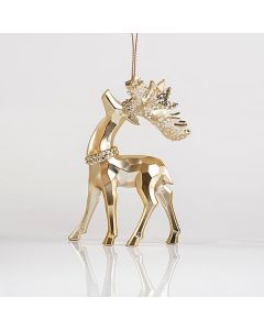 ΤΑΡΑΝΔΟΣ ΑΚΡΥΛΙΚΟΣ, ΜΑΤ ΧΡΥΣΟ, ΜΕ GLITTER, 7x11,6cm Eurolamp 600-44650