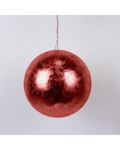 ΜΠΑΛΑ ΦΕΛΙΖΟΛ ΚΟΚΚΙΝΟ ΧΡΩΜΑ ΜΕΤΑΛΛΙΚΟ 20cm Eurolamp 600-46119
