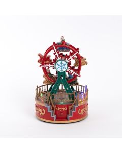 ΡΟΔΑ ΛΟΥΝΑ ΠΑΡΚ, ΜΕ ΧΙΟΝΟΝΙΦΑΔΑ, ΜΕ ΦΩΣ, ΜΟΥΣΙΚΗ ΚΑΙ ΚΙΝΗΣΗ, ΜΠΑΤΑΡΙΑΣ, 13x13x18.5cm Eurolamp 600-47714