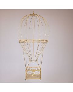 ΜΕΤΑΛΛΙΚΟ ΑΕΡΟΣΤΑΤΟ, ΧΡΥΣΟ, 60x60x122cm Eurolamp 600-48097
