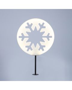 XMAS ΦΩΤΙΖΟΜΕΝΗ ΛΕΥΚΗ ΧΙΟΝΟΝΙΦΑΔΑ, 3D ΕΠΙΔΑΠΕΔΙΟ ΣΧΕΔΙΟ, 5V ΜΕΤΑΣΧΗΜΑΤΙΣΤΗ, PE ΣΧΕΔΙΟ ΜΕ ΜΕΤΑΛΛΙΚΗ ΣΤΗΛΗ, ΧPONOΔIAKOΠΤΗ, ΘΕΡΜΟ ΛΕΥΚΟ LED, L45.5 x W6.5 x H82.5cm, ΠΡΟΕΚΤΑΣΗ ΠΑΡΟΧΗΣ 3m, IP44 Eurolamp 600-48415