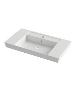 Ege Vanity 80 - Νιπτήρας Ένθετος/Κρεμαστός χωρίς βαλβίδα 60156