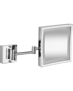 Μεγενθυτικός Καθρέφτης Led Χρώμιο Bronze Art Μεγενθυτικοί 64H8-10