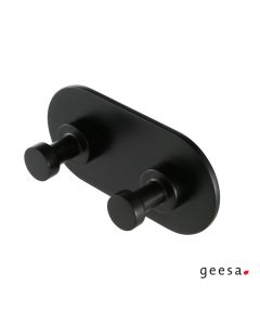 Άγκιστρο μπάνιου διπλό NEMOX Geesa Inox Black Matt 6515-400