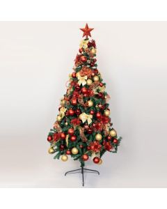 ΣΤΟΛΙΣΜΟΣ ΔΕΝΤΡΟΥ, ΚΟΚΚΙΝΟ ΧΡΥΣΟ, ΣΕΤ 120ΤΜΧ Eurolamp 600-46554