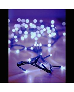 ΣΕΙΡΑ 100 LED ΜΕ ΠΡΟΓΡΑΜΜΑ, ΠΡΑΣΙΝΟ ΚΑΛΩΔΙΟ, ΛΕΥΚΟ LED ΑΝΑ 5cm. Eurolamp 009-490111