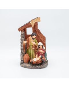 ΘΕΙΑ ΓΕΝΝΗΣΗ ΜΕ ΣΠΙΤΑΚΙ,  14x11.5x24.5cm Eurolamp 600-47726