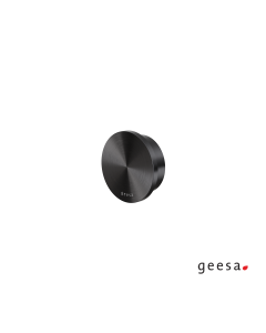 Άγκιστρο μπάνιου μονό 1,9εκ. Φ54 OPAL Geesa Inox PVD Black Brushed 7245-411