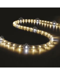 ΦΩΤ/ΝΑ LED, ΜΟΝ/ΛΗ, ΘΕΡΜΗ ΛΕΥΚΗ, 50m, ΜΕ 30 LED ΑΝΑ ΜΕΤΡΟ ΚΑΙ 6 ΛΕΥΚΑ FLASH LED, ΜΕ ΑΝΤΙΗΛΙΑΚΗ ΠΡΟΣΤΑΣΙΑ, ΚΟΠΗ ΑΝΑ ΜΕΤΡΟ, IP65 Eurolamp 600-22240