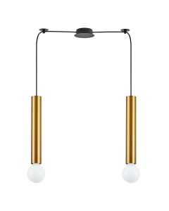 SE21-GM-5-BL2 ADEPT TUBE GOLD MATT Gold Matt Pendant+ HOMELIGHTING 77-8681