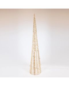 ΚΩΝΟΣ ΦΩΤΙΖΟΜΕΝΟΣ ΧΡΥΣΟΣ 210cm, 2400 LED, 31V ΜΕΤΑΣΧΗΜΑΤΙΣΤΗ, TIMER, ΑΣΗΜΙ ΧΑΛΚΙΝΟ ΚΑΛΩΔΙΟ, ΘΕΡΜΟ ΛΕΥΚΟ LED, ΠΡΟΕΚΤΑΣΗ ΠΑΡΟΧΗΣ 5m, IP44 Eurolamp 600-22479