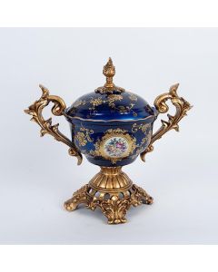 ΦΟΝΤΑΝΙΕΡΑ ΠΟΛΥΡΕΖΙΝ ΜΠΛΕ 39x22x35cm Eurolamp 752-21019