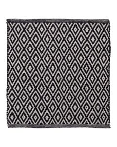 Trellis 60x60 black πατάκι μπάνιου Sealskin  800107