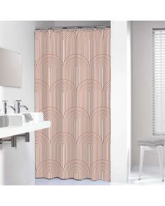 Brave 180x200 dark pink κουρτίνα μπάνιου πλαστική Sealskin  800149