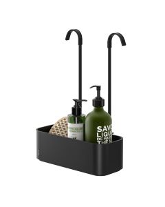 Tiger 2-Store Ράφι κρεμαστό για Βρύση Ντους 25 cm Black 800376  800376