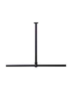 60 Ø 28 mm black στήριγμα οροφής για βραχίονα μπάνιου γωνιακό Sealskin  800618