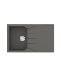 Νεροχύτης Κουζίνας Γρανίτης 86*50 εκ. Χρώμα Pietra Ένθετος ερμάριο 40 εκ. Sanitec 805