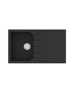 Νεροχύτης Κουζίνας Γρανίτης 86*50 εκ. Χρώμα Grafite Ένθετος ερμάριο 40 εκ. Sanitec 805