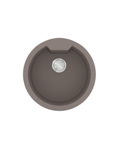 Νεροχύτης Κουζίνας Ø51cm Ένθετος Eρμάριο 50cm Γρανίτης Sanitec Ultra Granite 810-34-Sienna