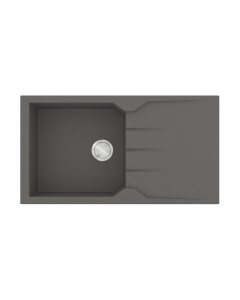 Νεροχύτης Κουζίνας 86x50cm Ένθετος Ερμάριο 55cm Γρανίτης Sanitec Ultra Granite 814-35-Pietra