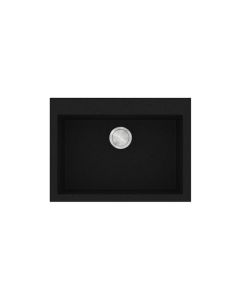 Νεροχύτης Κουζίνας 70x50cm Ένθετος ερμάριο 70cm Γρανίτης Sanitec Ultra Granite 815-33-Nero