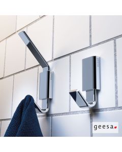 Άγκιστρο μπάνιου διπλό AIM Geesa Chrome 8415