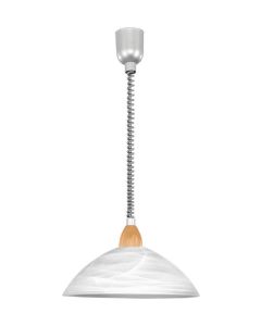 Eglo Lord Κρεμαστό Φωτιστικό Μοντέρνο Μονόφωτο Λευκό 87009