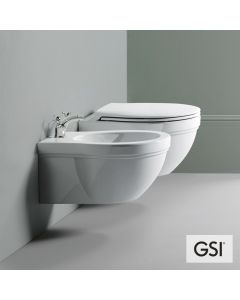 Λεκάνη Κρεμαστή CLASSIC/55 με κάλυμμα Soft Close MS87C White, GSI White 871200C-300