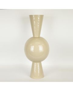 ΒΑΖΟ  ΜΕΤΑΛΛΙΚΟ ΜΠΕΖ 30x30x75cm Eurolamp 752-22052