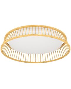 Πλαφονιέρα Οροφής Φυσικό Ø45cm LED 3000Κ 2400lm Eglo Luppineria 900797