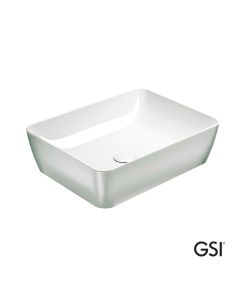 Νιπτήρας Πορσελάνης Sand 50x38 GSI Platinum/White 9037-430300