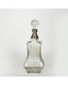 ΚΑΡΑΦΑ ΓΥΑΛΙΝΗ - ΜΕΤΑΛΛΙΚΗ ΑΣΗΜΙ 11x33cm Eurolamp 752-10523