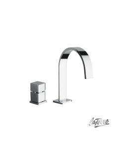 Μπαταρία Νιπτήρα Επικαθήμενη 2 οπών με Αυτόματη Βαλβίδα Ki-Stream La Torre Chrome 19300-100