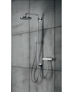 ΚΟΛΩΝΑ 120εκ. ΜΕ ΣΤΡΟΓΓ.ΚΕΦΑΛΗ Φ20 εκ. & ΤΗΛΕΦ. CHROME E170006-100