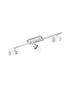 Eglo Davida Τριπλό Σποτ με Ντουί GU10 σε Λευκό Χρώμα 92086