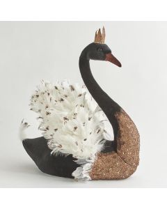 ΒΕΛΟΥΔΙΝΟΣ ΚΥΚΝΟΣ, ΜΑΥΡΟΣ, ΜΕ ΧΑΛΚΙΝΟ ΓΚΛΙΤΕΡ, 59cm Eurolamp 600-44452