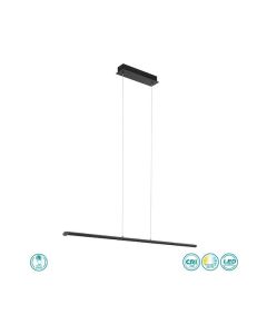 Eglo Pellaro Μοντέρνο Κρεμαστό Φωτιστικό με Ενσωματωμένο LED σε Μαύρο Χρώμα 93896